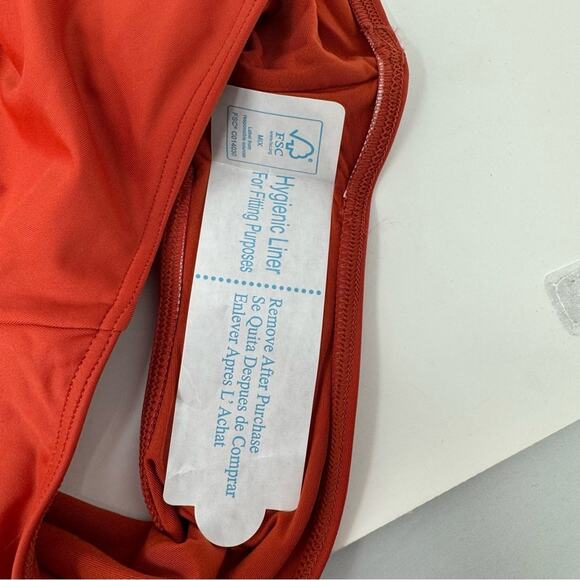 Andie Swim The Tahiti One Piece In Chili Pepper Open Back Deep V Size XS NEW - Picture 8 of 14